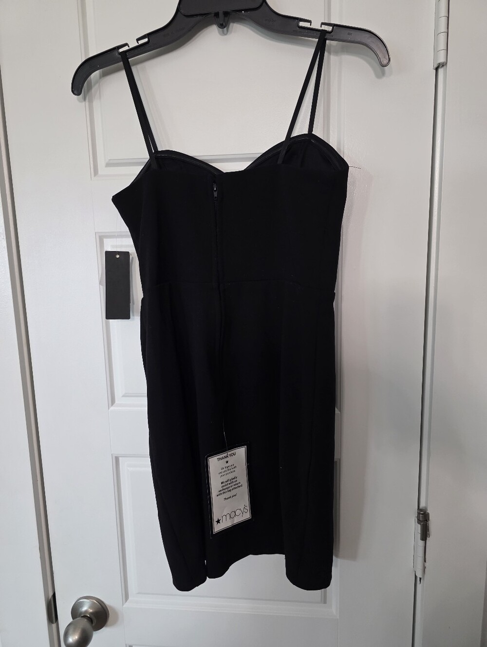 NWT City Studio Black Rhinestone Bow Mini Dress 5/6 Sweetheart Neck Party $129 - Picture 10 of 11